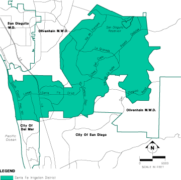 Santa Fe Irrigation District Map