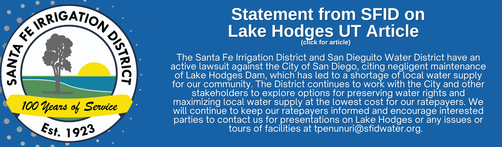 Hodges statement