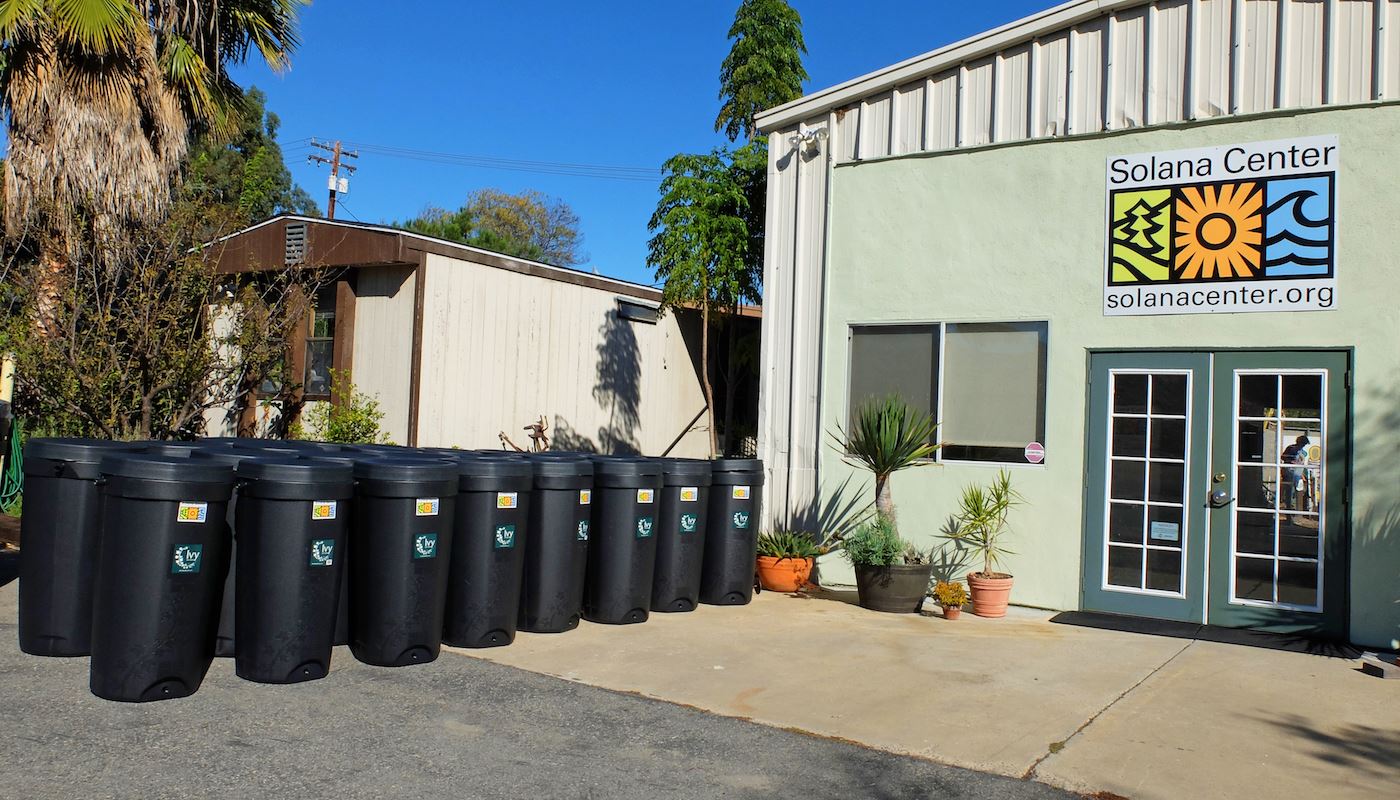 SHARED rain barrels