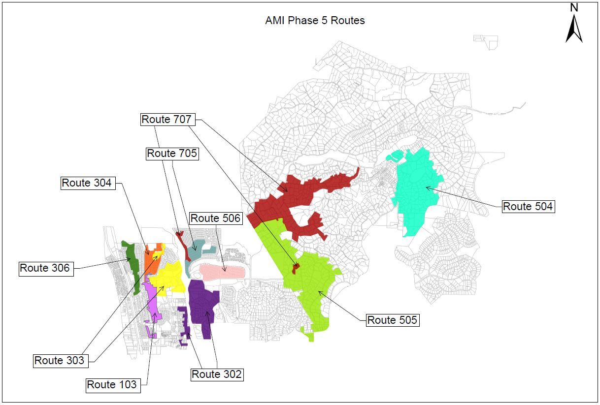 AMI Phase 5 Map