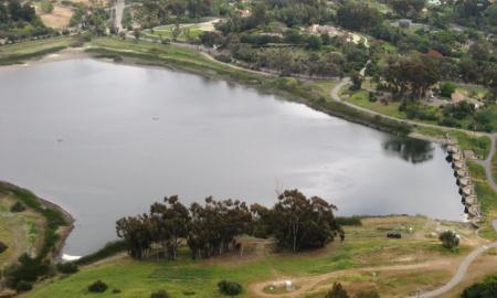 Aerial Photo of San Dieguito Reservoir