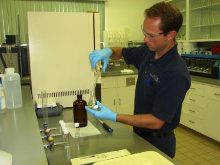 Man in Filtration Lab
